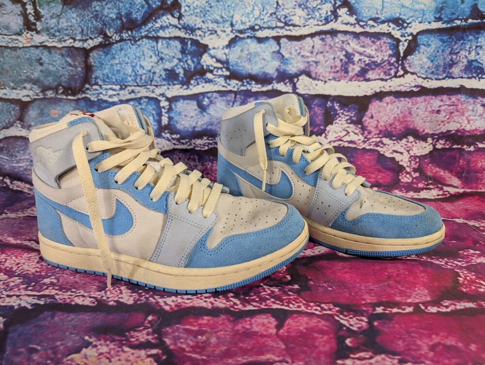 Nike Air Jordan 1 Zoom CMFT 2 Shoes Sneakers Womens 6.5 Blue Sail DV1305-004